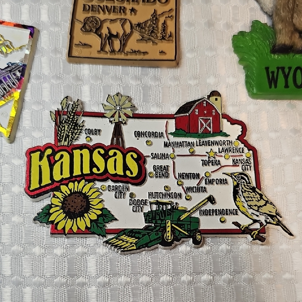 Colorful State Souvenir Magnets Set - Picture 7 of 7